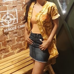 Camouflage half sleeve jacket
